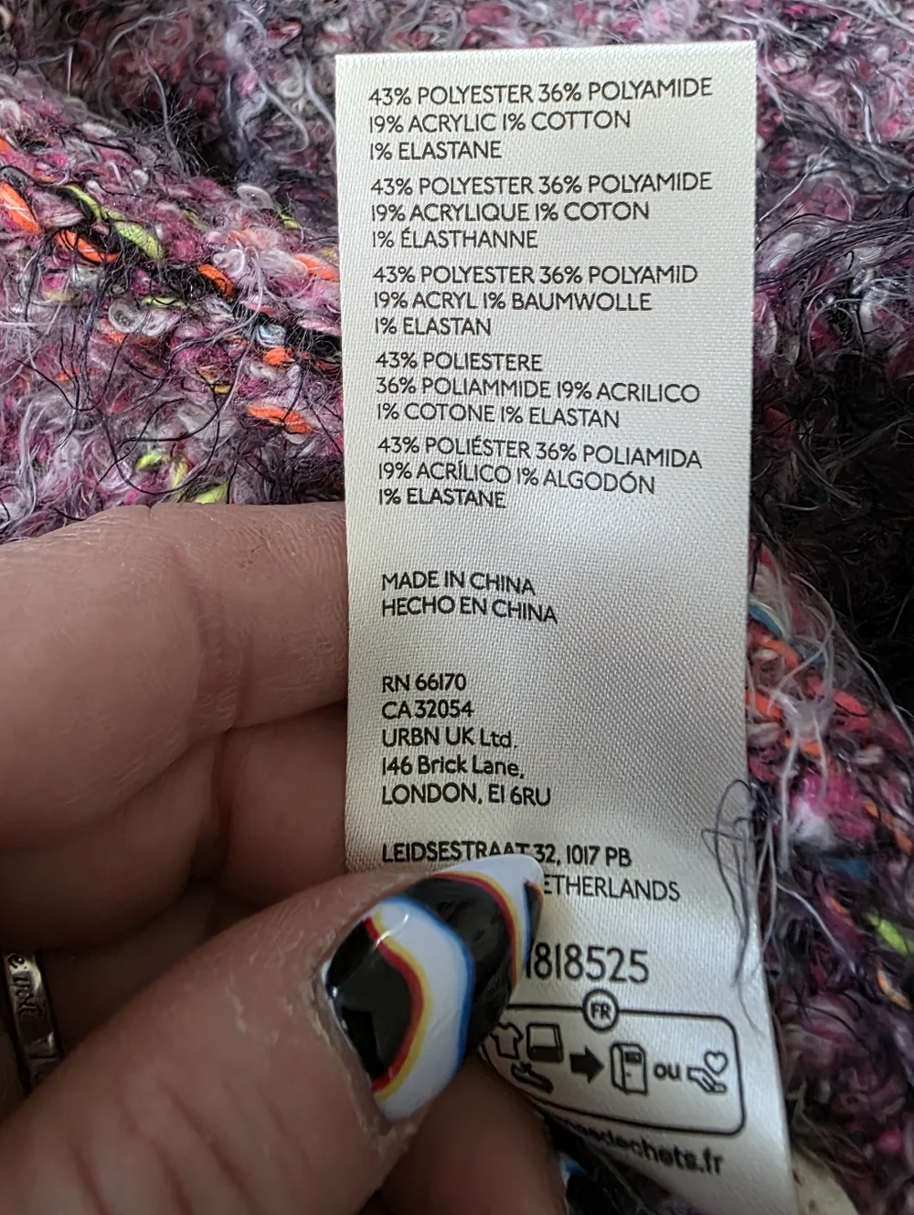 Free People Stellar Knit Pullover Pink Spacedye Half Button‎ Women's